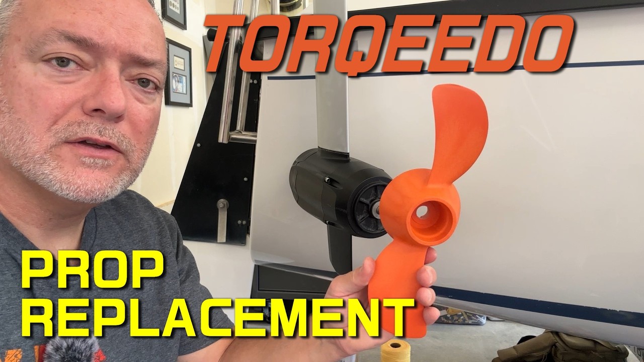 ⁣Torqeedo DIY Propeller Replacement