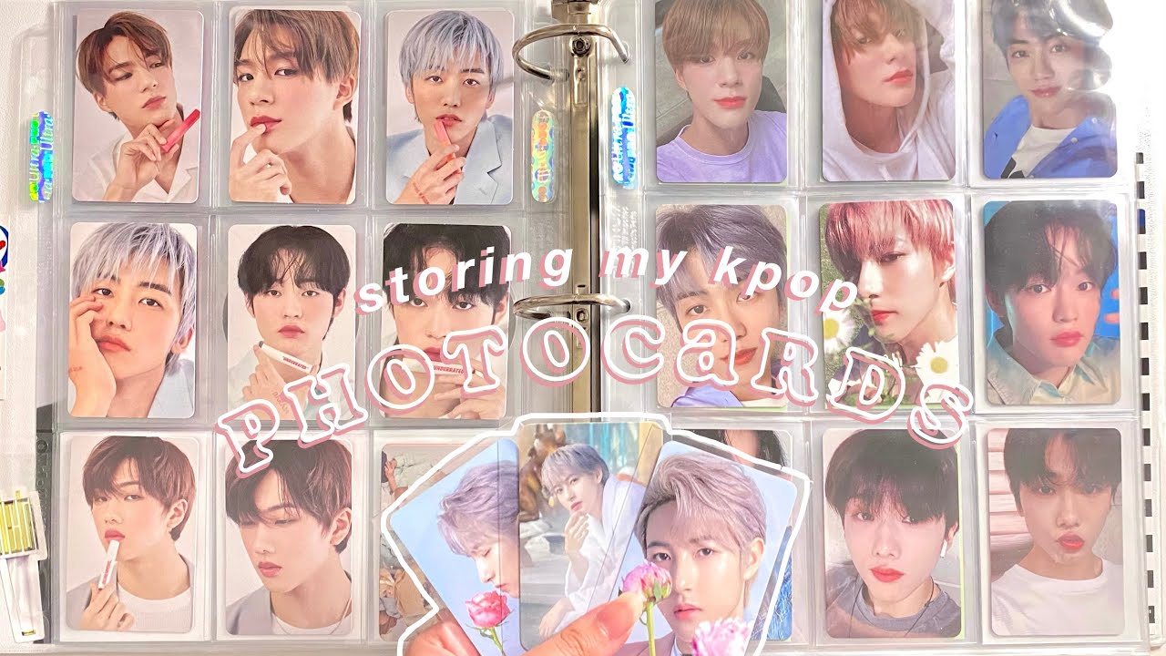 storing 6 months worth of kpop photocards ღ (ft. nct & A4s!!)