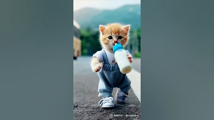 Watch the video about Happy cat dancing #cat #kidsworld #funny #catlover #cute