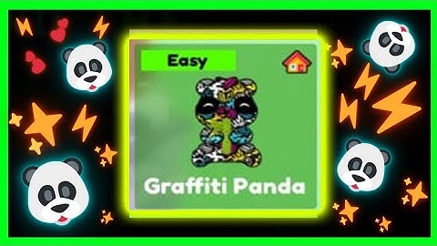 Guide How To Get Graffiti Panda On Roblox Find The Pandas By Find The Fun