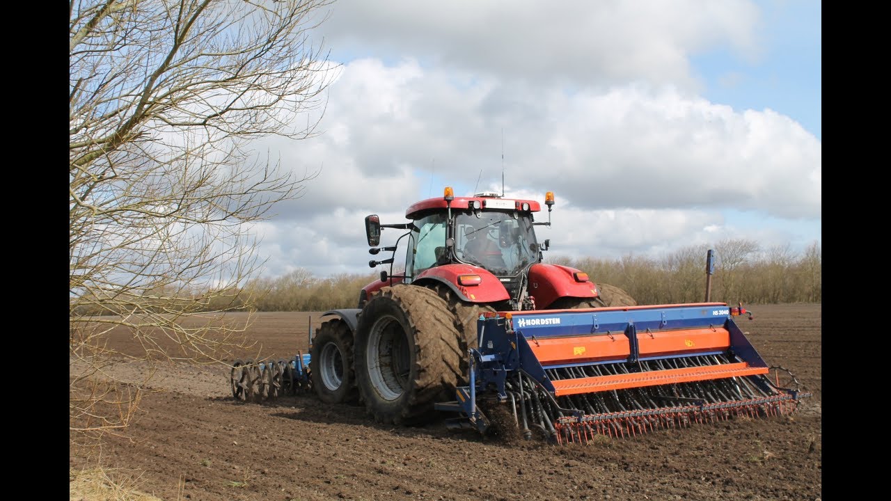 Seeding 2018 | Case IH 230 | Nordsten | Dalbo | Kathrinelund Minkfarm