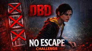 DBD No Escape Challenge! Hardest Run I Ever DID