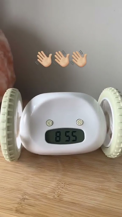 AMAZON Robot Alarm Clock to wake up Dead Sleepers | The Runaway Alarm Clock on Wheels