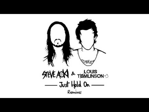 Steve Aoki & Louis Tomlinson - Just Hold On (Rain Man Remix) [Cover Art]