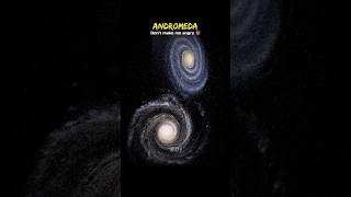 Andromeda - Milky Way Collision 💀⚔️ #Shorts #Space #Astronomy #Universe #MilkyWay #Earth