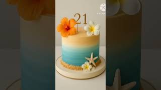 ⭐🌈trendy simple girls birthday cakes design ideas/amazing cakes design #birthdaycake #cakedecoration