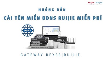 Cài tên miền DDNS miễn phí #Ruijie|Reyee Gateway