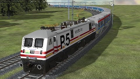 160 Km/h GATIMAAN EXPRESS || MSTS OPEN RAILS || Agra Cant TO Hazrat Nizamuddin............