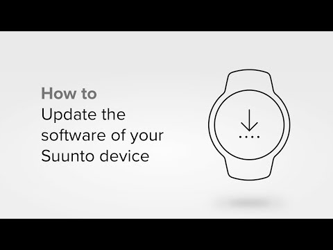 How to update the software of your Suunto device