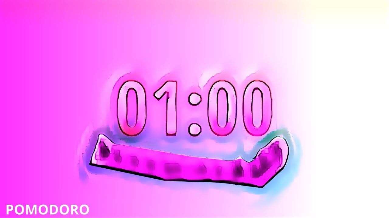 1 Minute Timer - Study - Work - Deep Focus - Countdown Timer - No Music ...