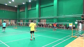 25MS 林峻弘 (中華台北)vs张祖标(深圳陈柯羽会)20141122 珠海全球華人盃羽毛球賽