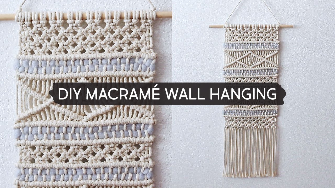 DIY Macramé Wall Hanging - YouTube