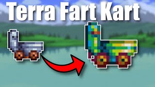 New Item The Terra Fart Kart In Terraria Fart Your Way Via Minecart Tracks