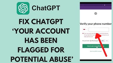 How to FIX ChatGPT Your Account Has Been Flagged For Potential Abuse Error (UPDATED!)