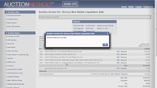 AuctionMethod Tutorial - Invoicing Buyers
