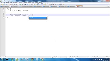 Reverse String Function In PHP