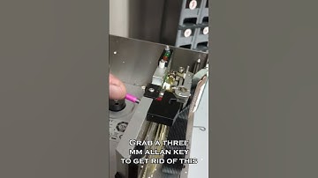 Videojet 6420 Calibration Failure Homing Block #videojet #tto #printermaintenance