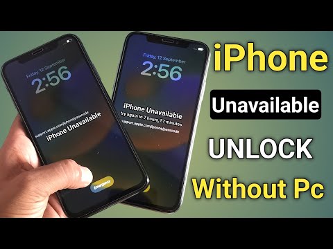 FREE 2025 || All iPhone Unavailable Lock Screen Fixed Without Computer ||