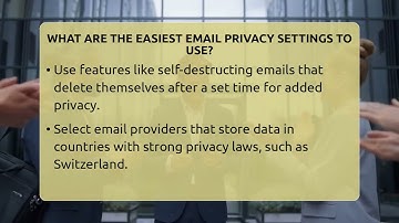 What Are The Easiest Email Privacy Settings To Use? - TheEmailToolbox.com