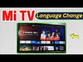 Mi TV Language Change Xiaomi TV Language Settings How To Change Content Language In Android Tv 