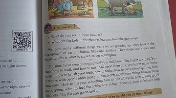 Std 4th EVS Ch 17 Part 1 My upbringing