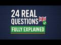 Life in the UK Test – 24 Real Questions Fully Explained