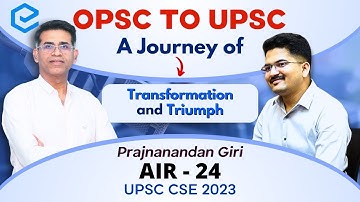 Prajnanandan Giri | AIR-24 | UPSC CSE 2023 | OPSC to UPSC | Topper