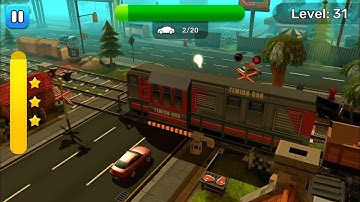 Train Track Line Crossing Game | Railroad Crossing | Android Gameplay #1078