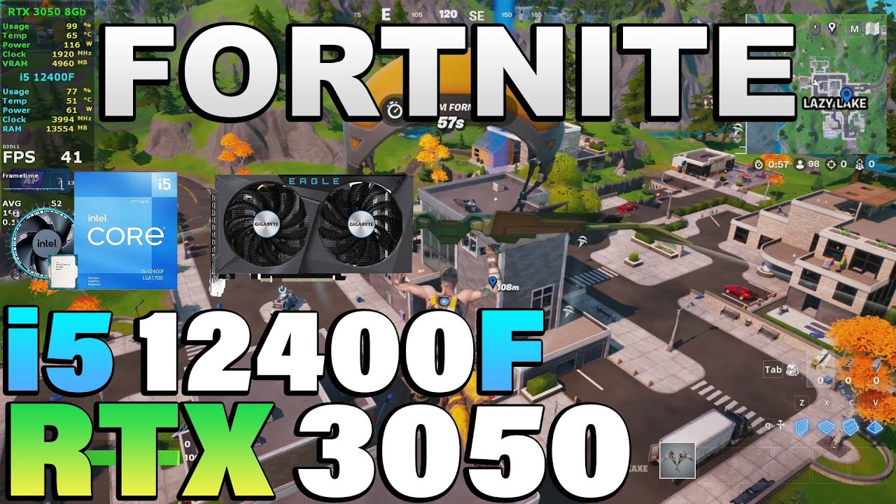 Fortnite - i5 12400F + RTX 3050 - YouTube