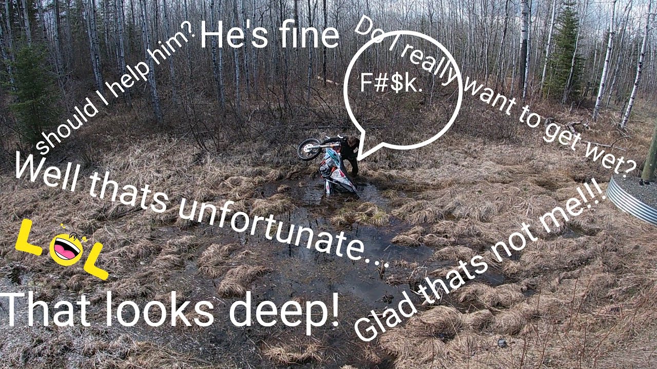 ktm dirt bike mud bogging fail450 YouTube