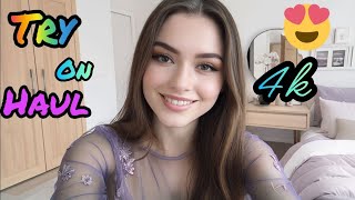 4k Transparent Tryon Haul  Trendy Fashion U0026 Beauty Picks
