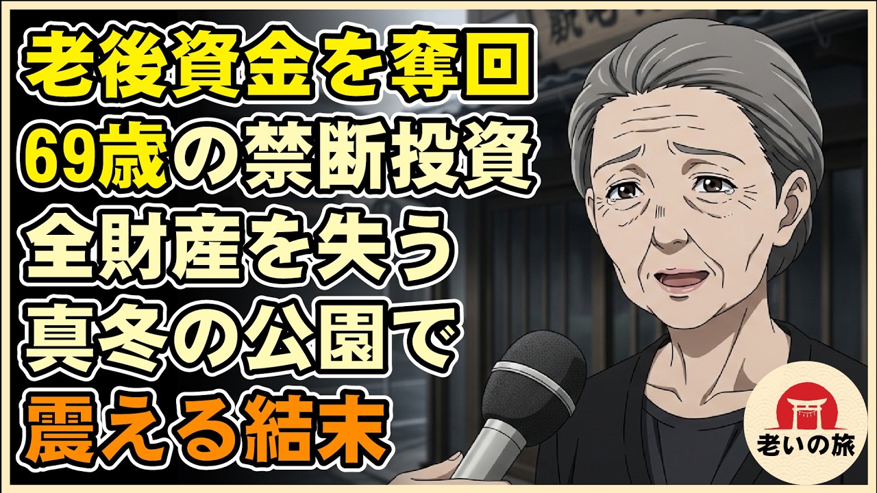 【漫画】「老後資金を取り戻したい…」69歳が手を出した“禁断の投資”…全財産を失い、真冬の公園で震えることになった結末【シニアライフ】【60代以上の方へ】