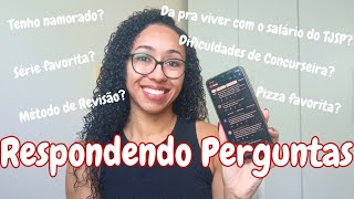 #08 RESPONDENDO PERGUNTAS♥️ Concurso TJSP e mais... BRUNA ARAUJO