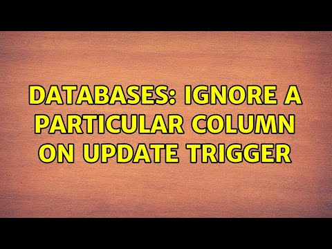 Databases: Ignore a