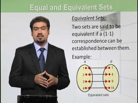 What is Equal and Equivalent Sets