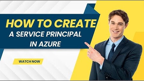 How to create a service principal in Azure | Create service principal Azure