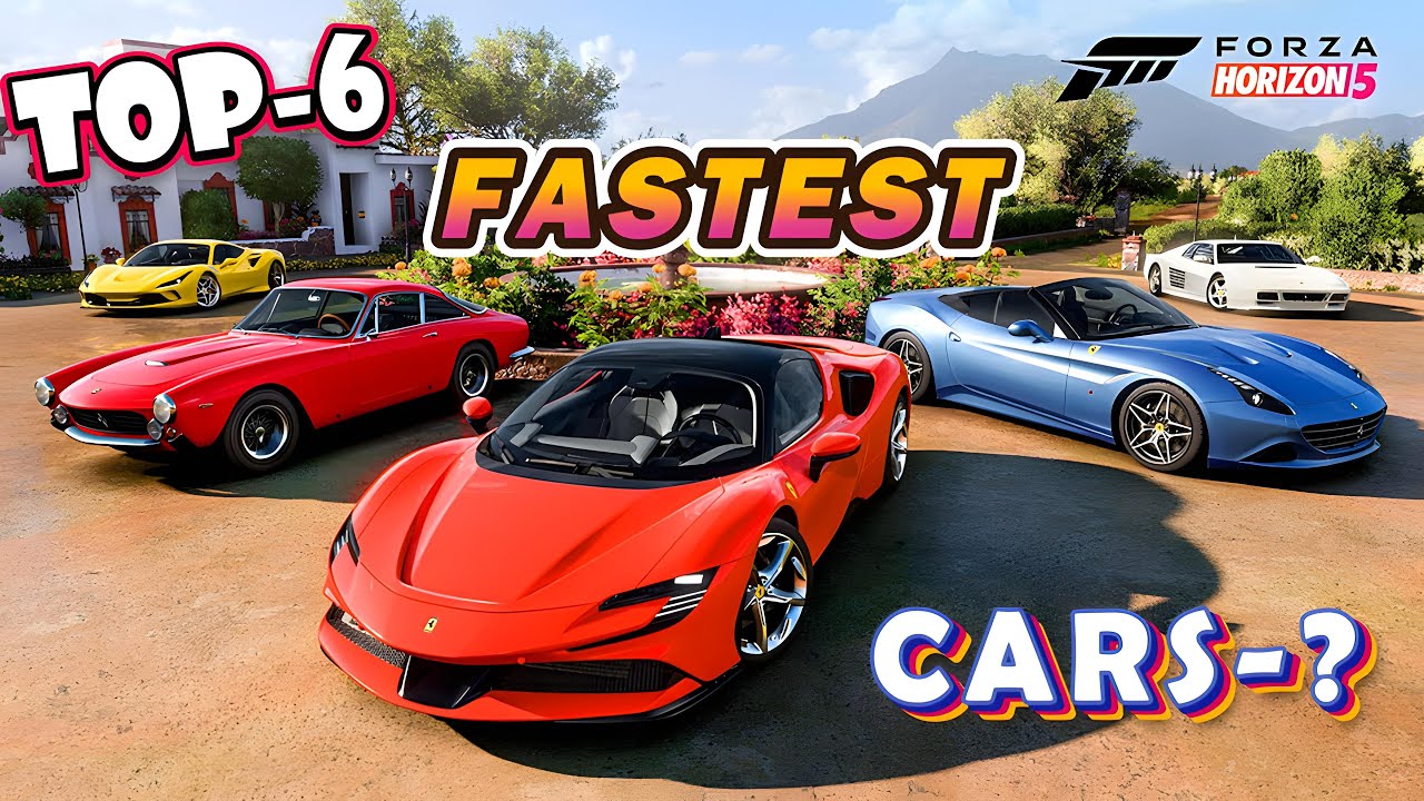 Forza Horizon 5 Top 6 Fastest Cars Ultimate Speed Gameplay For GTX 1080