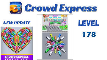 Crowd Express Level 178 Walkthrough 🚦 | Step-by-Step Solution | Go Answer
