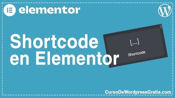 Shortcode en Elementor