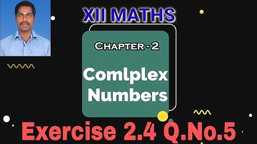 12th Chapter 2. Exercise 2.4 Q.No.5