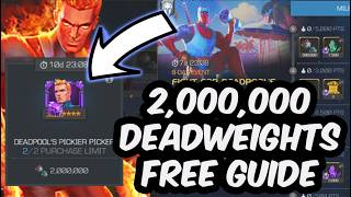 How To Get 2,000,000 Deadweights & Free 7 Star Human Torch Guide - Marvel Contest Of Champions