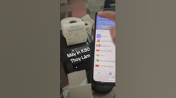 Máy in hóa đơn kết nối điện thoại app Chủ Tiệm Pos