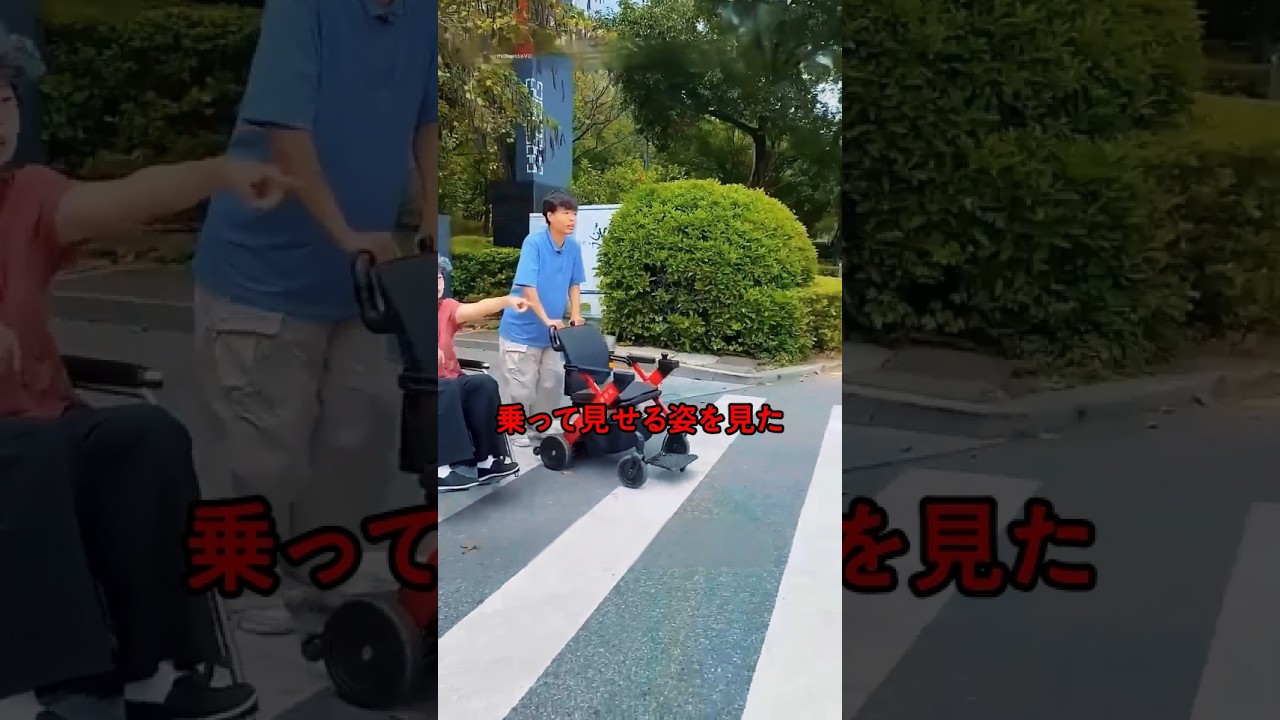 新しい車椅子を嫌がっていた母親