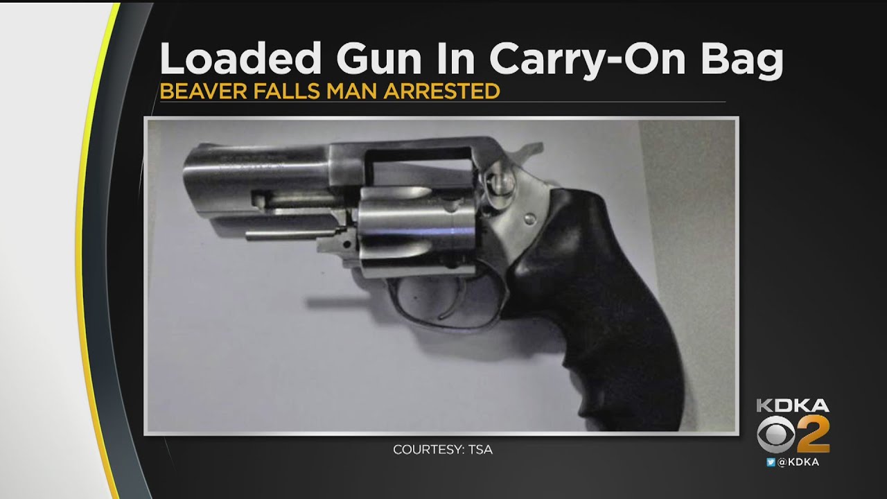 Man Arrested For Having Loaded Gun In Carry-On Bag At Airport - YouTube