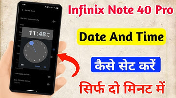 infinix note 40 Pro date and time kaise set karen,how to set date and time on infinix note 40 pro