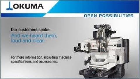 5-Axis Machining Center GENOS M460V-5AX - Promotion Video