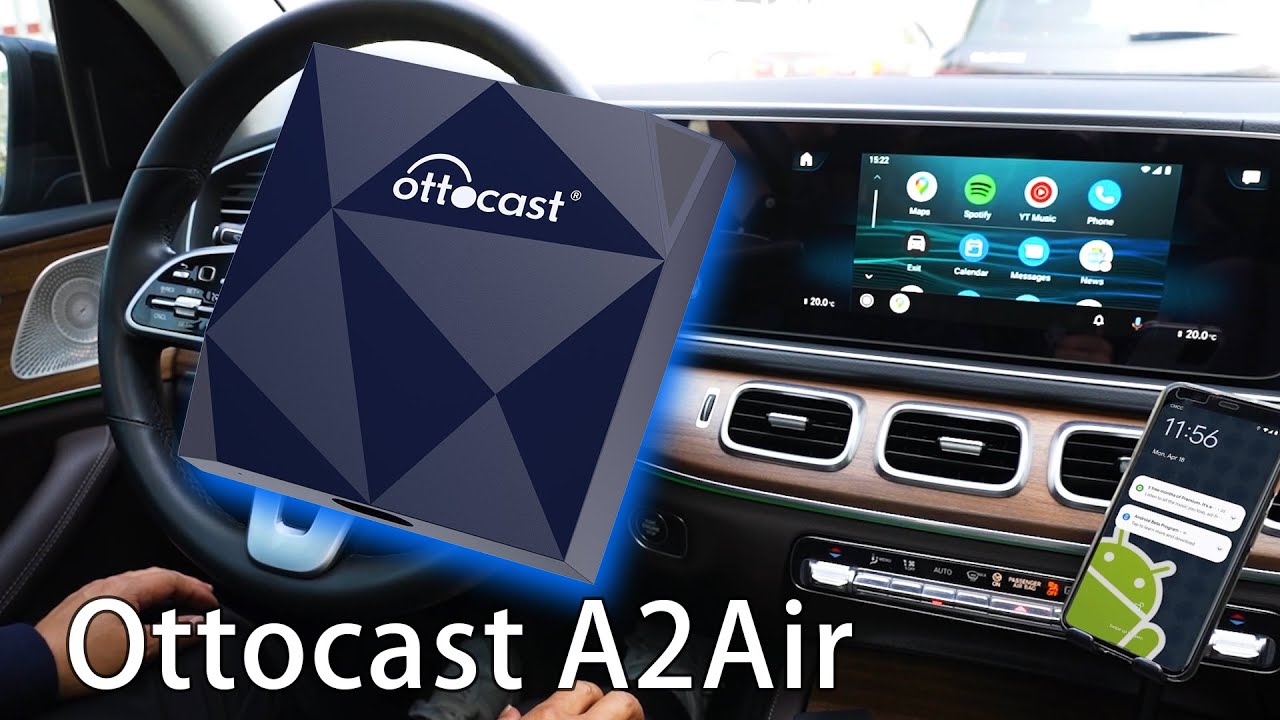 Buy OTTOCAST Wireless Android Auto Adapter A2Air Pro, 2023 Upgrade