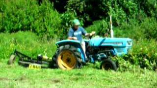 Hinomoto E16 - 4ft Brush Mower [JBar] Demonstration [2/3]