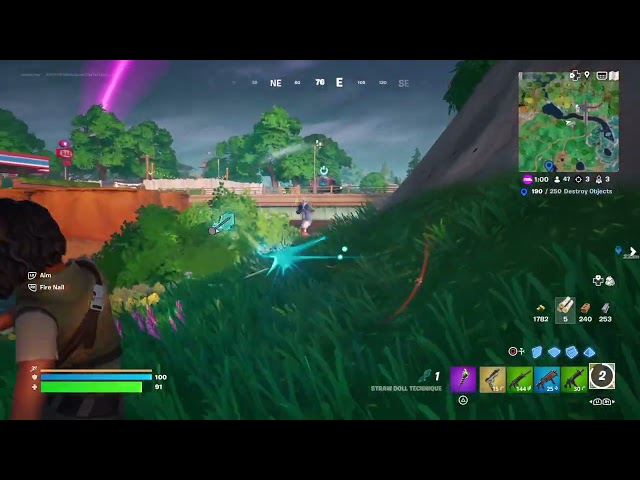 Damage Opponents within 15 Seconds of using Hollow Purple or Straw Doll Technique - Fortnite Quest