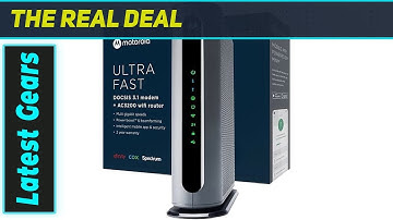 Motorola MG8702 Gaming Modem and Router: Best for Lightning-Fast Gaming and Streaming